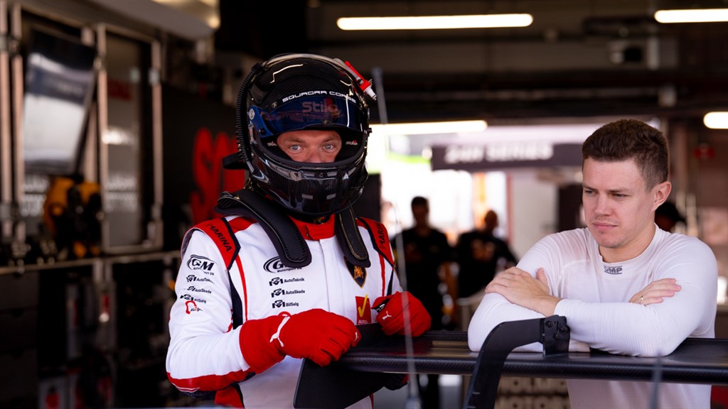 Marco Gersager sammen med en af sine teamkammerater i Barcelona, Martin Vedel Mortensen.
(Foto: Valentin Molinier)